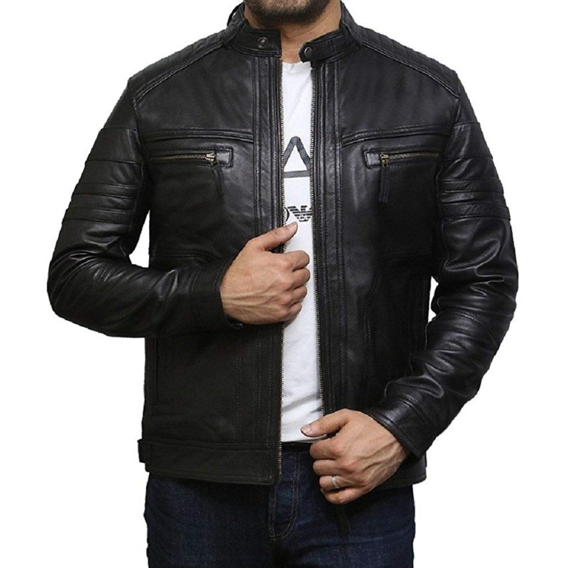 Classic Cool with a Modern Twist: Embodying JacketArea’s Men Biker Jacket