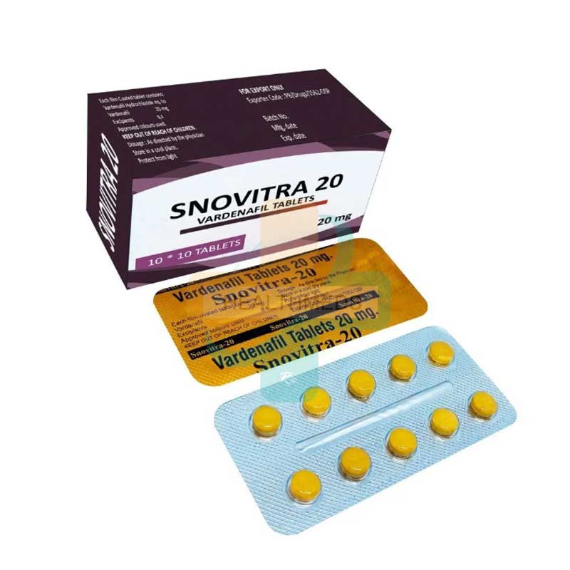 Snovitra 20mg – For a well-functioning sexual Act
